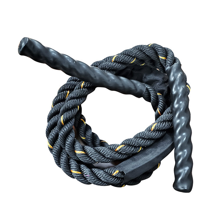 Cuerda de saltar pesada tipo battle de 25 mm de grosor